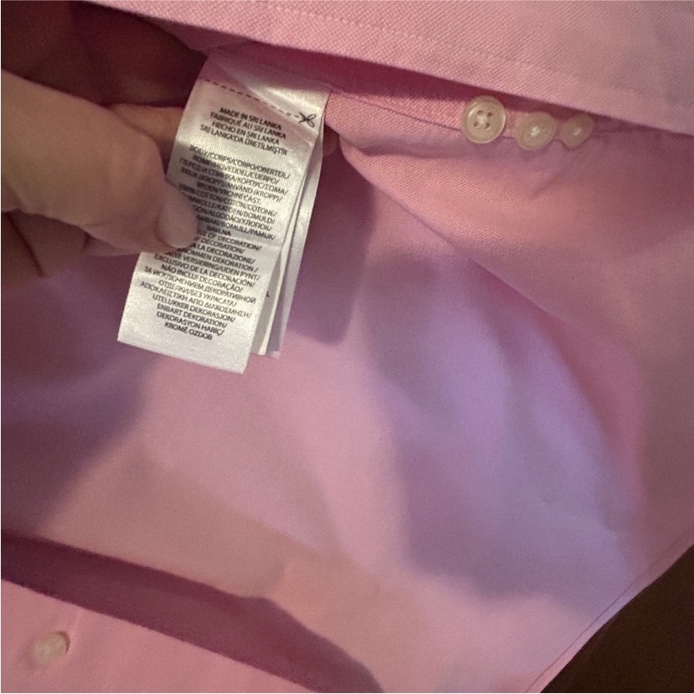 Polo Ralph Lauren Pink Button Down size XXL - Picture 2 of 6